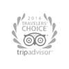 Auszeichnung Travellers' Choice 2016 von tripadvisor